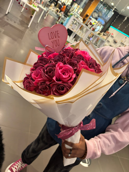 Forever Lasting Glitter Bouquets 💐