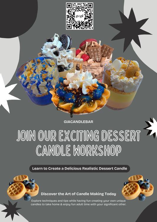 SIP & CREATE: DESSERT CANDLE WORKSHOP