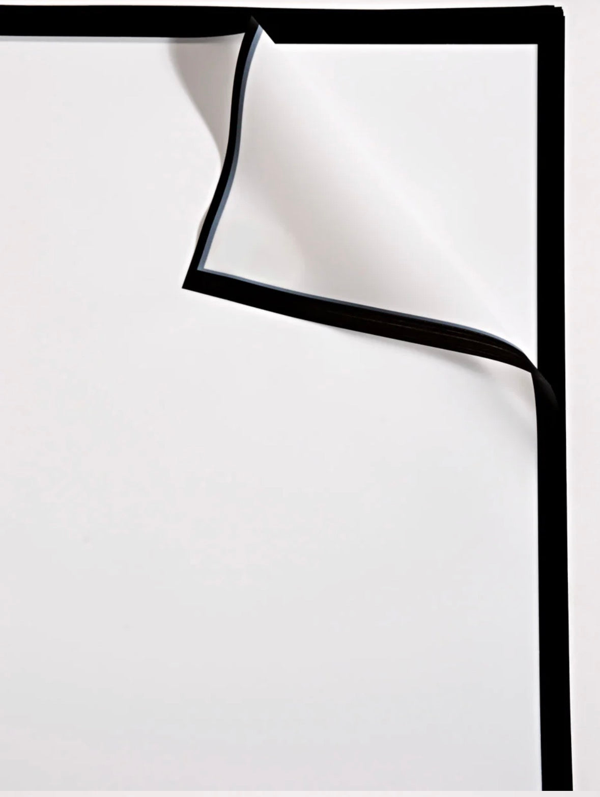 Waterproof Paper (Transparent w Solid Edge Trim)