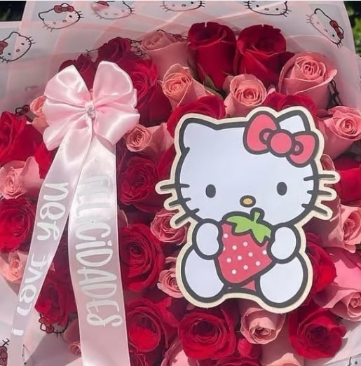 (Hello Kitty) Luxury Style Wrapping Paper