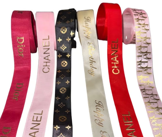 Designer-style ribbon set