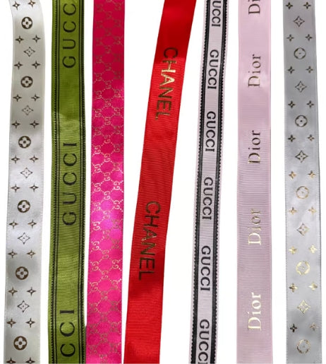 Designer-style ribbon set