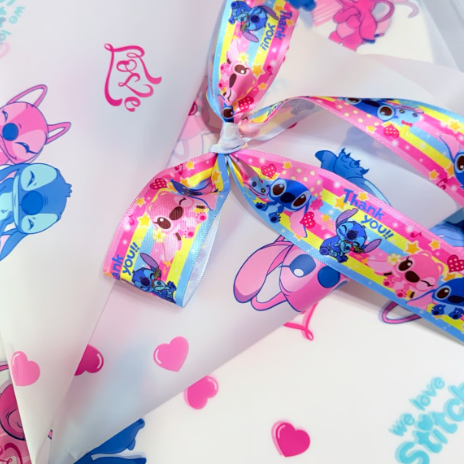 Stitch Bouquet Wrap Set: 20 Sheets + 5 Yards Satin Ribbon