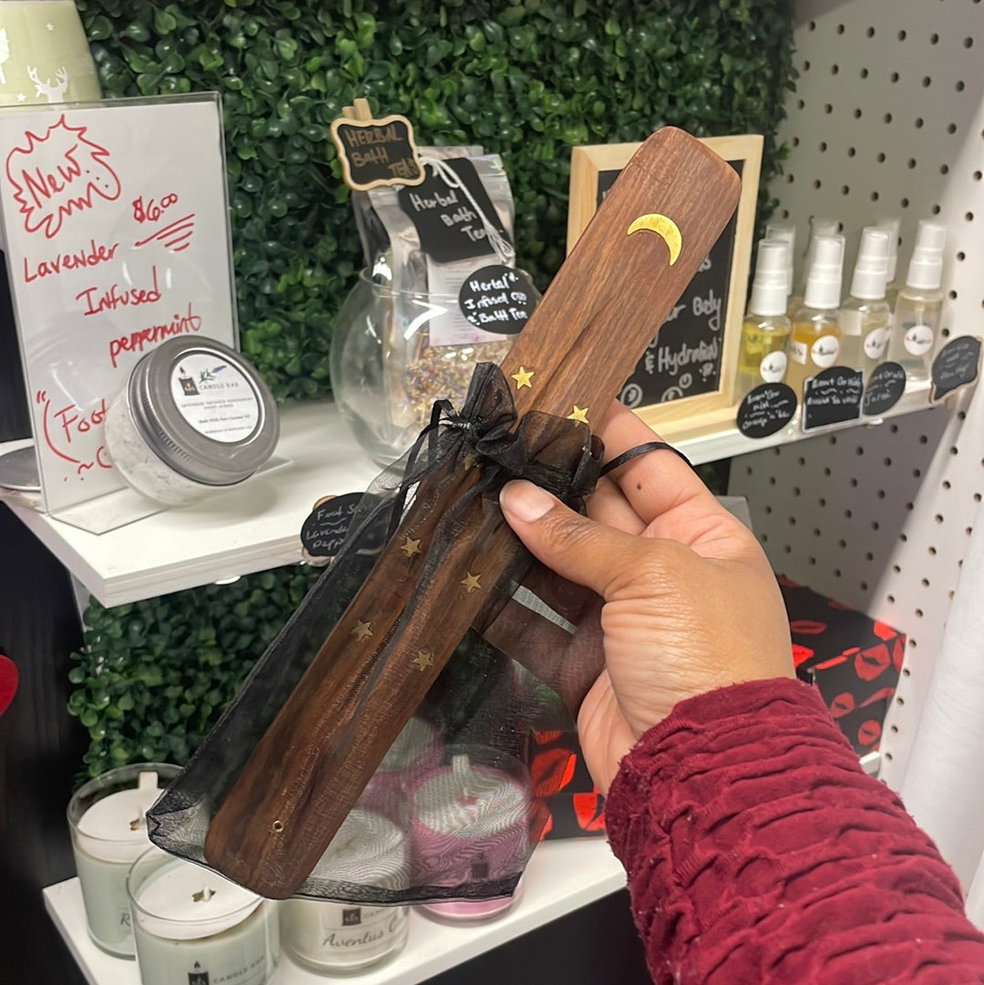 Wood 🪵 Incense Holder